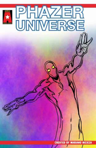 Phazer Universe #1 (Color Sketch Super Liquid Avatar Cover)