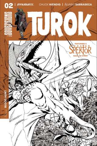 Turok #2 (20 Copy Lopresti B&W Cover)