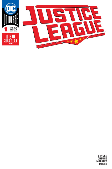 Justice League #1 (Blank Cover)