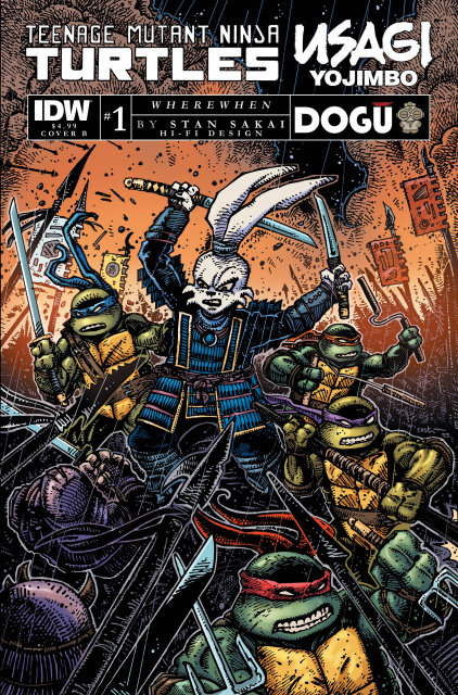 Teenage Mutant Ninja Turtles / Usagi Yojimbo: Wherewhen #1 (Eastman Cover)