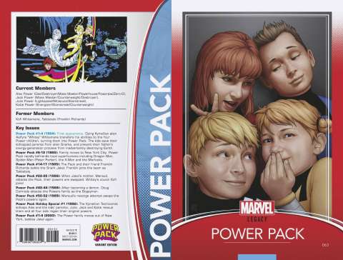 Power Pack #63 (Christopher Trading Card Cover)