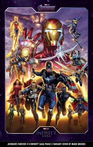 Avengers Forever #14 (Brooks Infinity Saga Phase 3 Cover)
