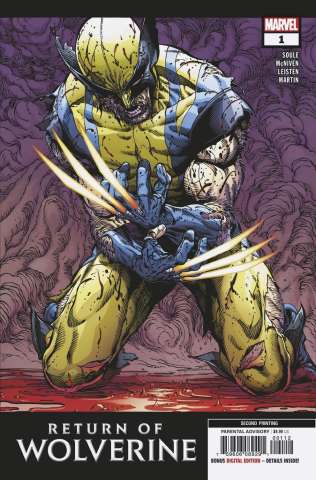 Return of Wolverine #1 (McNiven 2nd Printing)