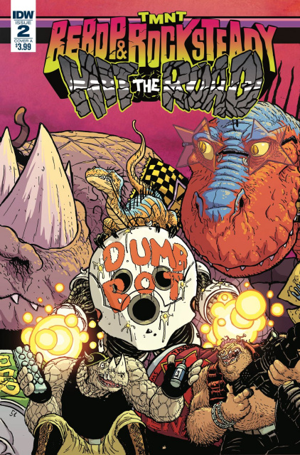 Teenage Mutant Ninja Turtles: Bebop and Rocksteady Hit the Road #2 (Pitarra Cover)