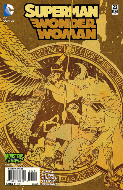 Superman / Wonder Woman #22 (Monsters Cover)