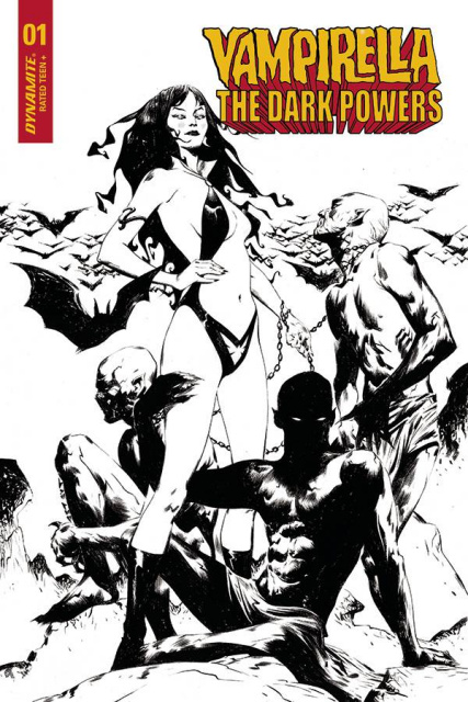 Vampirella: The Dark Powers #1 (30 Copy Lee B&W Demons Cover)