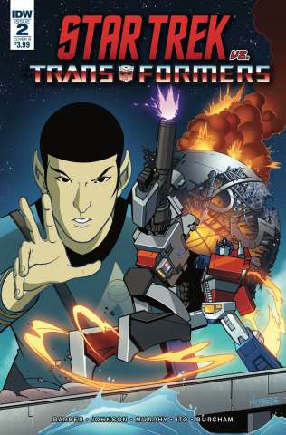 Star Trek vs. The Transformers #2 (Ferreira Cover)