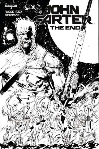 John Carter: The End #2 (10 Copy Brown B&W Cover)
