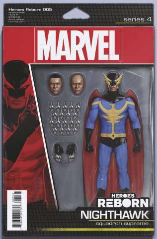 Heroes Reborn #5 (Christopher Action Figure Cover)