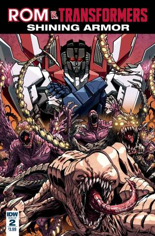 ROM vs. The Transformers: Shining Armor #2 (Milne Cover)