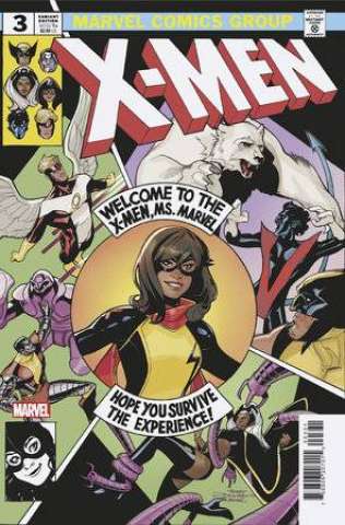 Ms. Marvel: The New Mutant #3 (Terry Dodson Team Homage Cover)