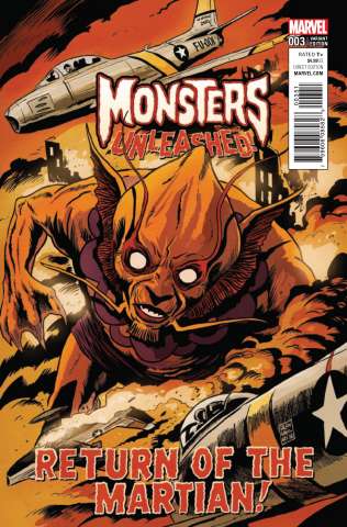 Monsters Unleashed! #3 (Francavilla '50s Movie Poster Cover)