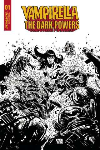 Vampirella: The Dark Powers #1 (7 Copy Davidson B&W Cover)