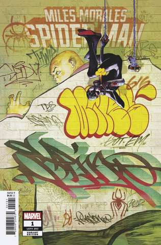 Miles Morales: Spider-Man #1 (Del Mundo Graffiti Cover)