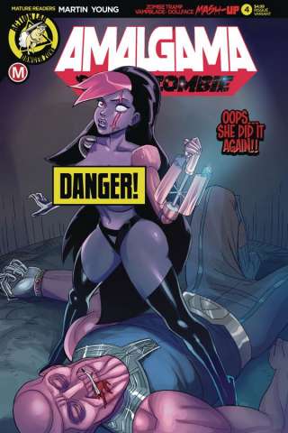 Amalgama: Space Zombie #4 (Young Risque Cover)