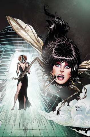 Elvira in Horrorland #5 (Royle Virgin Cover)
