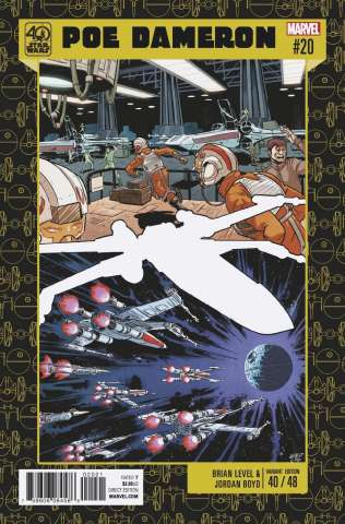 Star Wars: Poe Dameron #20 (Level 40gth Anniversary Cover)