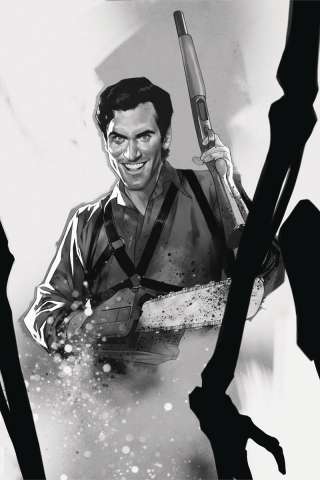 Death to the Army of Darkness #5 (15 Copy Oliver B&W Virgin Cover)
