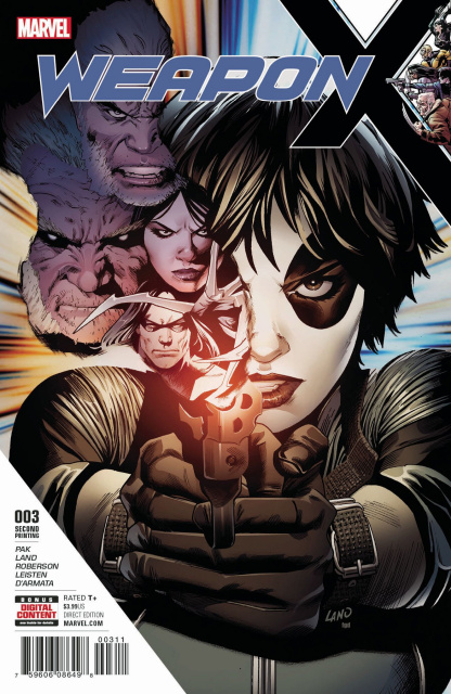 Weapon X #3 (2nd Printing Land Cover)