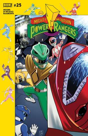 Mighty Morphin Power Rangers #25 (Subscription Gibson Cover)