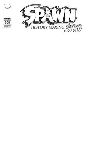 Spawn #300 (Blank Sketch Cover)