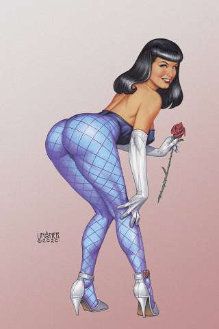 Bettie Page #5 (Linsner Virgin Cover)