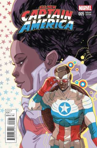 All-New Captain America #5 (Women of Marvel Sauvage Cover)