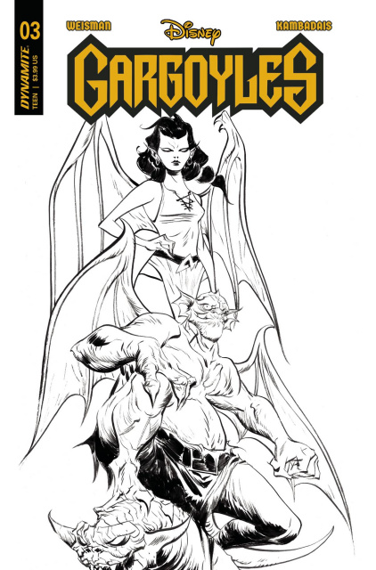 Gargoyles #3 (10 Copy Lee Line Art Cover)