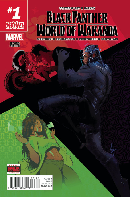 Black Panther: World of Wakanda #1 (2nd Printing Richardson Cover)