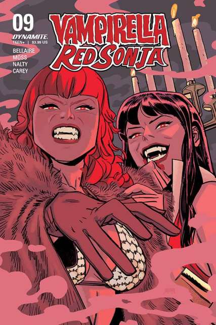 Vampirella / Red Sonja #9 (Romero Cover)