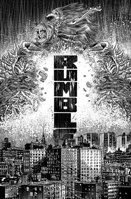 Rumble #11 (B&W Rubin Cover)