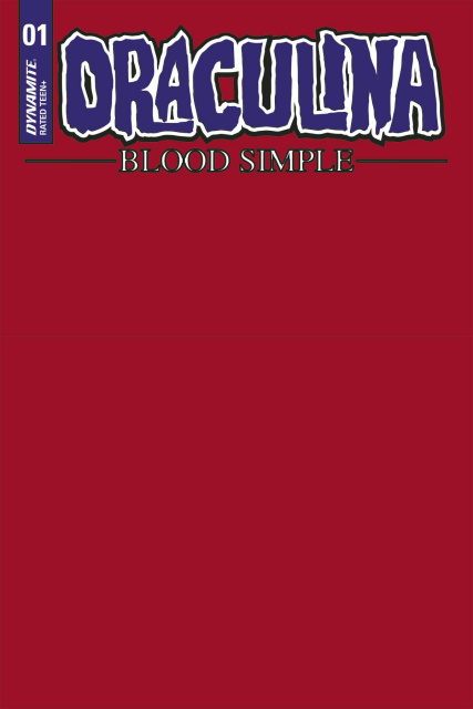 Draculina: Blood Simple #1 (Blood Red Blank Authentix Cover)