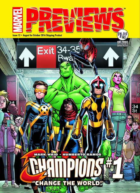 Marvel Previews #15: October 2016 Extras
