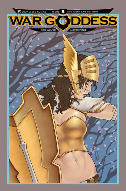 War Goddess #5 (Art Nouveau Cover)