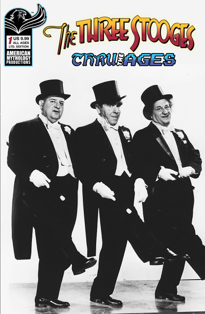 The Three Stooges: Through the Ages #1 (B&W Photo Cover)