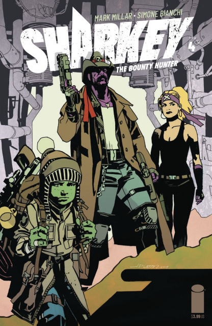 Sharkey, The Bounty Hunter #4 (Leon Cover)