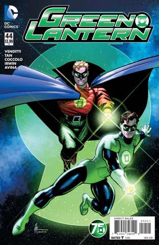 Green Lantern #44 (Green Lantern 75th Anniversary Cover)