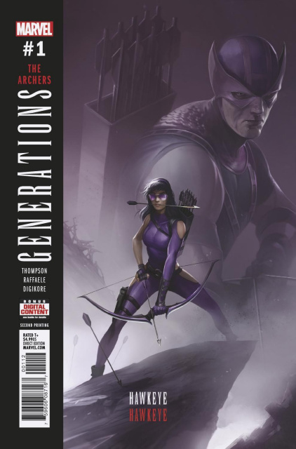Generations: Hawkeye & Hawkeye #1 (Mattina 2nd Printing)