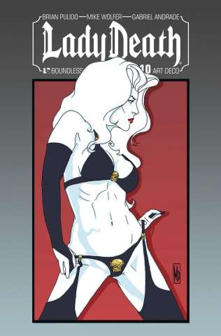 Lady Death #10 (Art Deco Variant Cover)