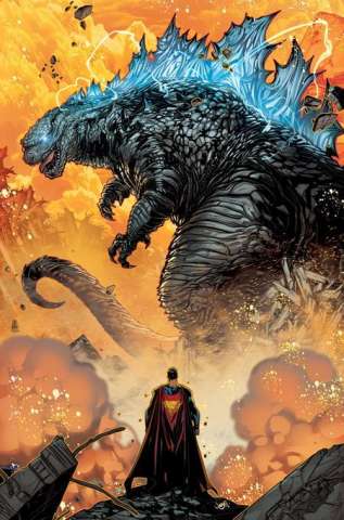 Justice League vs. Godzilla vs. Kong #3 (Jonboy Meyers Card Stock Cover)