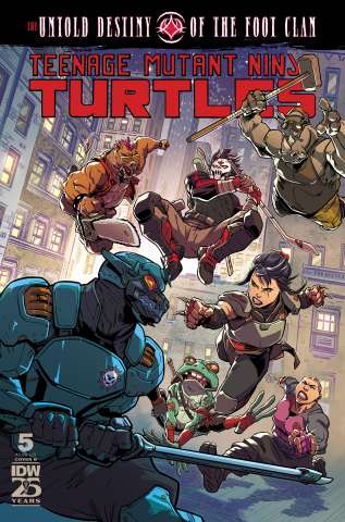 Teenage Mutant Ninja Turtles: The Untold Destiny of the Foot Clan #5 (Medel Cover)