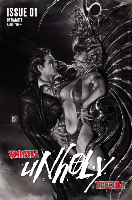 Vampirella / Dracula: Unholy #1 (20 Copy Eom B&W Cover)