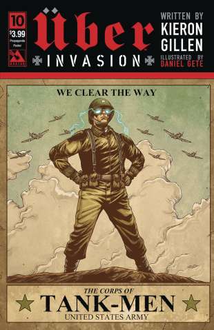 Über: Invasion #10 (Propaganda Poster Cover)