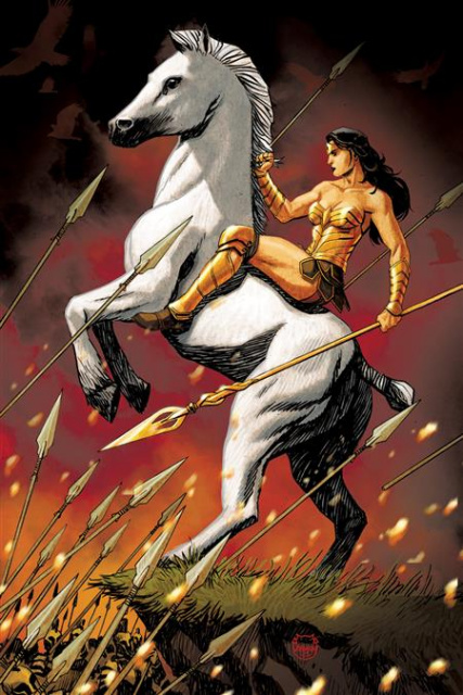 Wonder Woman: Evolution #6 (Dave Johnson Card Stock Cover)