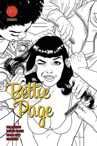 Bettie Page #5 (10 Copy Kano B&W Cover)