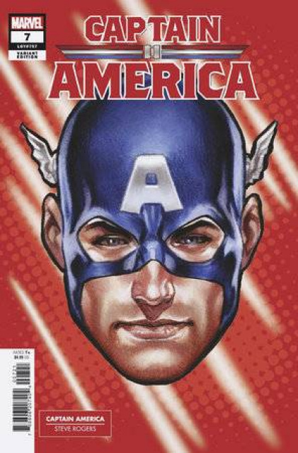 Captain America #7 (Mark Brooks Headshot Cover)
