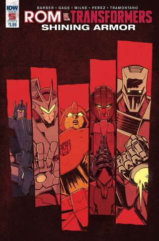 ROM vs. The Transformers: Shining Armor #5 (Roche Cover)