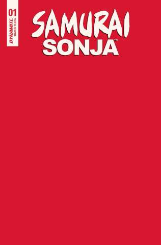 Samurai Sonja #1 (Red Blank Authentix Cover)
