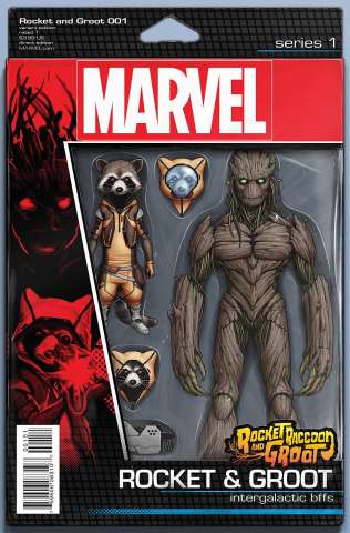 Rocket Raccoon and Groot #1 (Christopher Action Figure Cover)