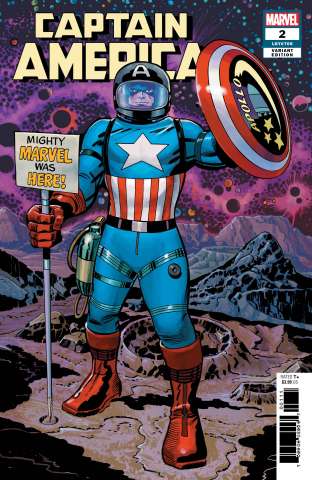Captain America #2 (Kirby Remastered Cover)